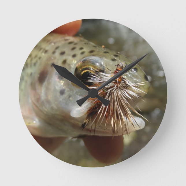 Horloge Ronde Photo Rainbow Trump (Recto)
