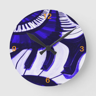 Horloge Ronde Piano Hwy