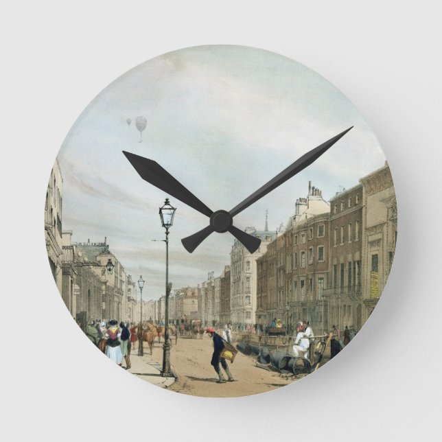 Horloge Ronde Piccadilly du coin de la vieille rue en esclavage, (Recto)