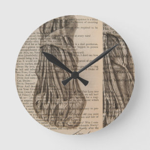 Horloge Ronde pied anatomique