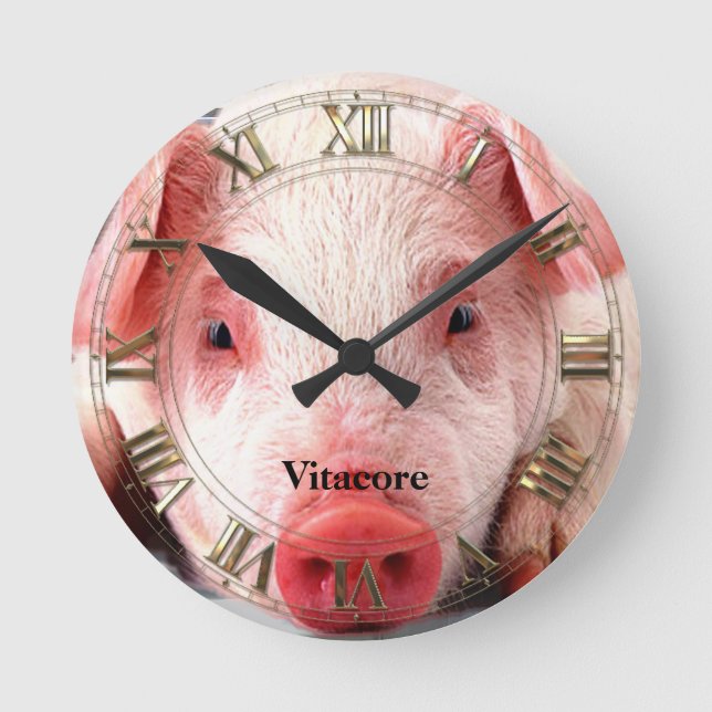 Horloge Ronde Pig (Recto)