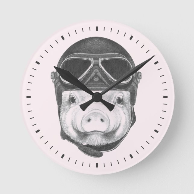 Horloge Ronde Pig Daredevil (Recto)