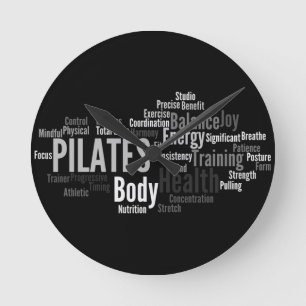 Horloge Ronde PILATES Wall Clock