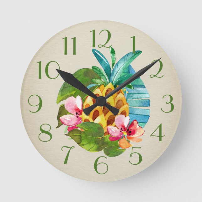 Horloge Ronde Pineapple (Recto)