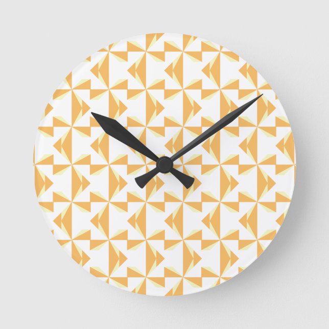 Horloge Ronde Pinwheels (Recto)