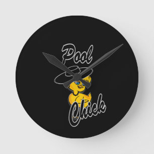 Horloge Ronde Piscine #4