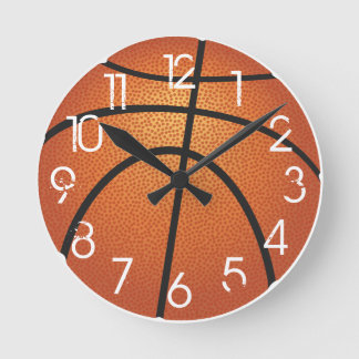 Horloge Ronde PixDezines Basketball Horloge/do-it-yourself Coule