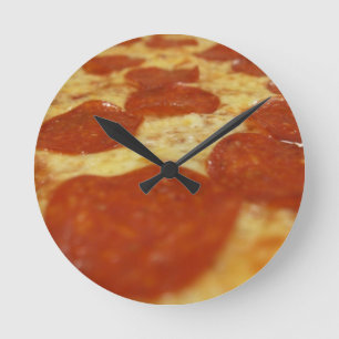 Horloge Ronde pizza pepperoni