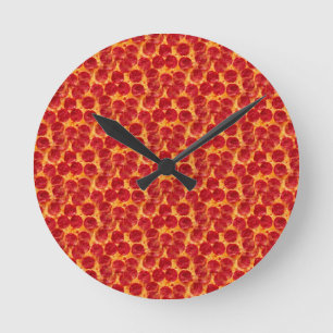 Horloge Ronde pizza pizza