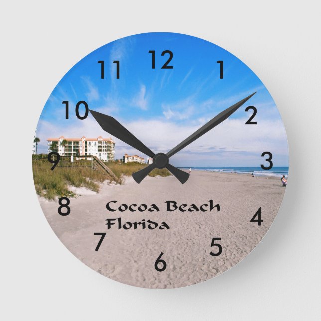 Horloge Ronde plage la Floride de cacao (Recto)