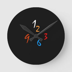 Horloge Ronde Plain Original Fun >Minimum wall Clock