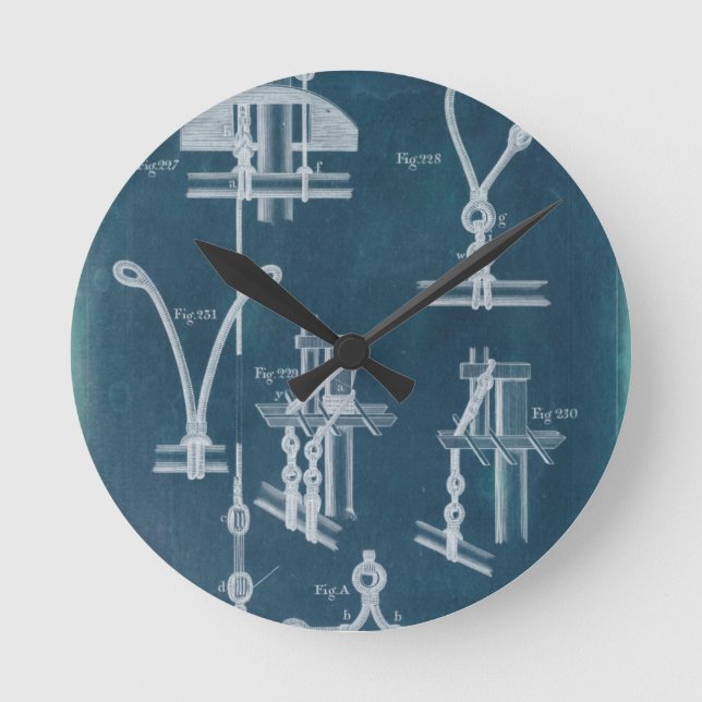Horloge Ronde Plan détaillé nautique IV (Recto)