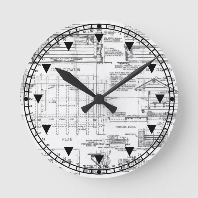 Horloge Ronde Plan directeur (Recto)