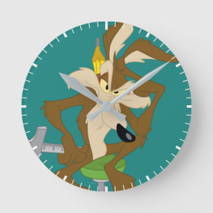 Horloge Ronde Planification de WILE E. COYOTE™
