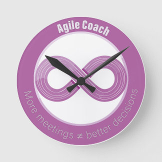 Horloge Ronde Plus de réunions ne sont pas toujours mieux