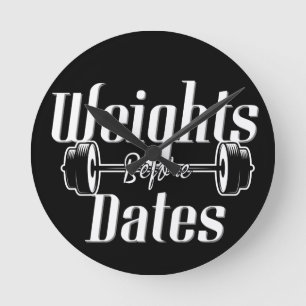 Horloge Ronde Poids avant dates
