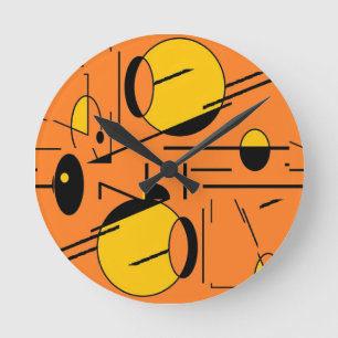 Horloge Ronde Pointe du Monstre Atomique - Ken Gage MCM Art