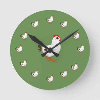 Horloge Ronde Poison de Chicken Wall Clock Chicken Lovers