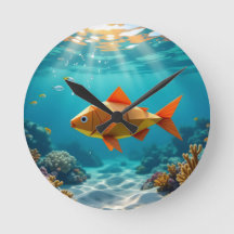 Poisson en origami et hippocampe océan