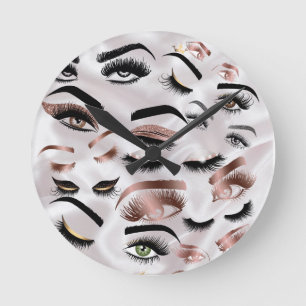 Horloge Ronde Poitrine maquillage artiste sourcils extension sou