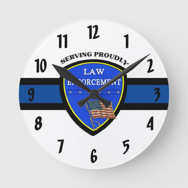 Horloge Ronde Police   (Recto)