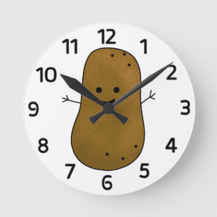 Horloge Ronde Pomme de terre délicieuse