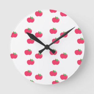 Horloge Ronde pomme pommes fruit nourriture vigne personnaliser