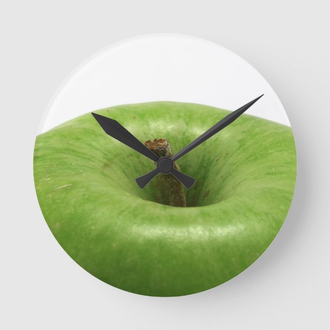 Horloge Ronde pomme verte (Recto)
