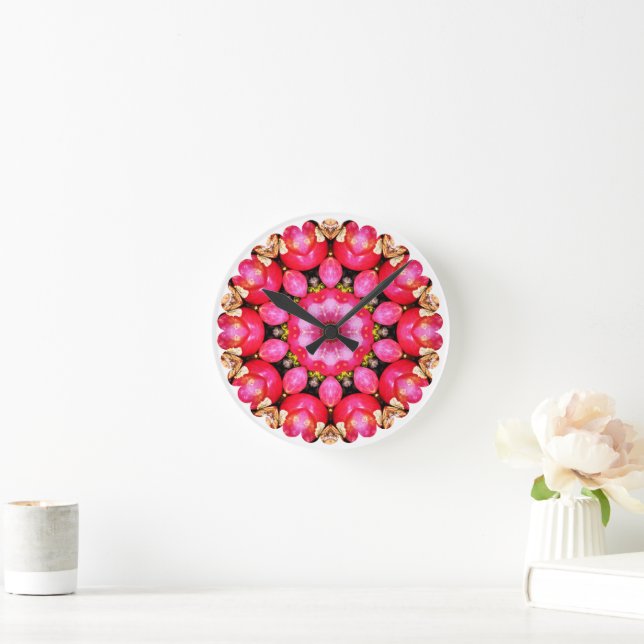 HORLOGE RONDE POMMES (Maison)