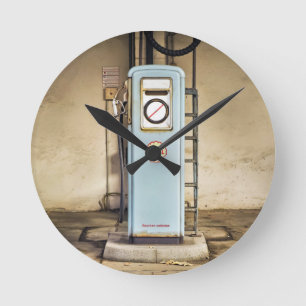 Horloge Ronde pompe à essence