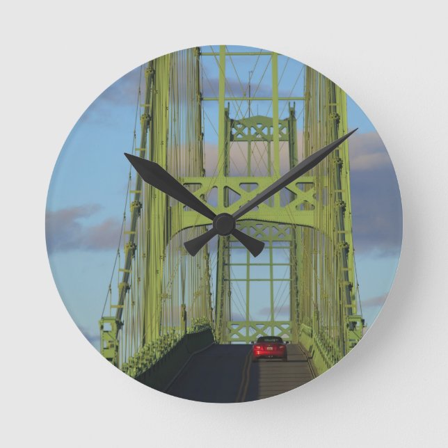 Horloge Ronde Pont de suspension sur l'île Little Deer (Recto)