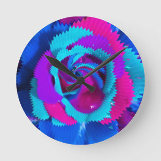 Horloge Ronde Porte-monnaie Periwinkle Blue Vision