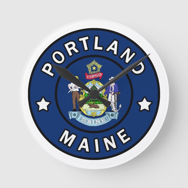 Horloge Ronde Portland Maine (Recto)
