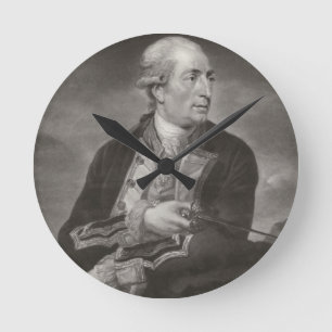 Horloge Ronde Portrait capitaines d'agriculteur de George de