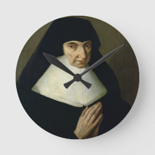 Horloge Ronde Portrait de Catherine de Montholon, fondatrice de