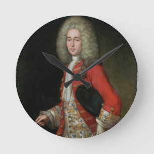 Horloge Ronde Portrait de trois quarts de longueur d'un monsieur