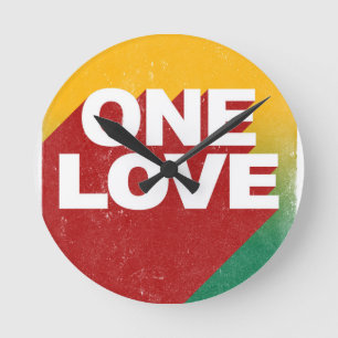Horloge Ronde Poster One Love