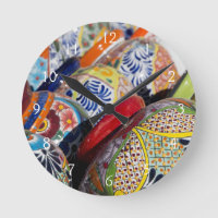 Poteries mexicaines traditionnelles colorées peint