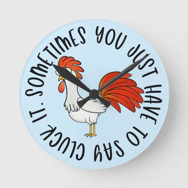 Horloge Ronde Poulet (Recto)