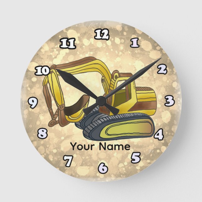 Horloge Ronde Power Shovel (Recto)