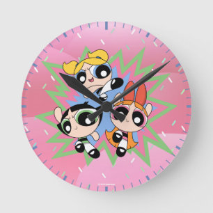 Horloge Ronde Powerpuff Girls Powfactor