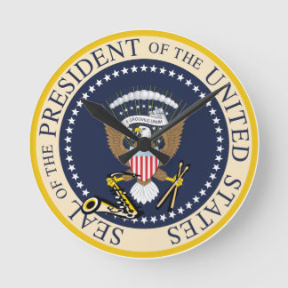 Horloge Ronde Presidential Seal : Wall Clock