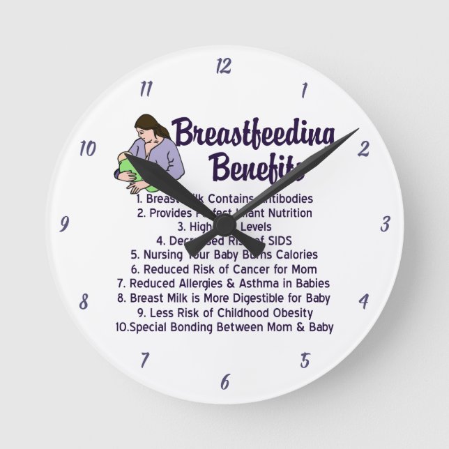 Horloge Ronde Prestations d'allaitement au sein Bureau de consul (Recto)