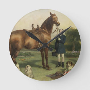 Horloge Ronde Prospérité (huile sur la toile)