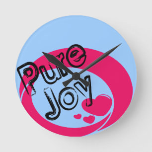 Horloge Ronde Pure Joy Clock