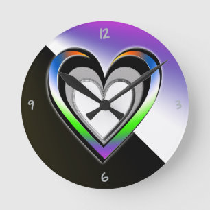 Horloge ronde pureté