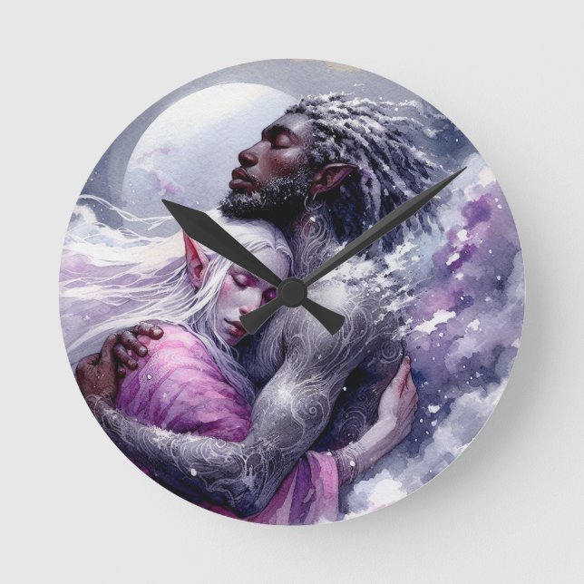 Horloge Ronde Quaraun & BoomFuzzy - Embrasser (Recto)