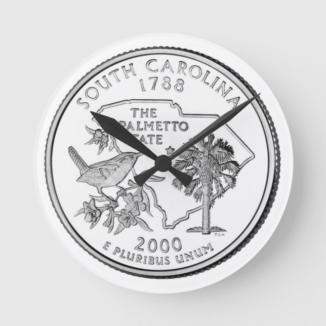 Horloge Ronde Quartier d'État de Caroline du Sud (Recto)