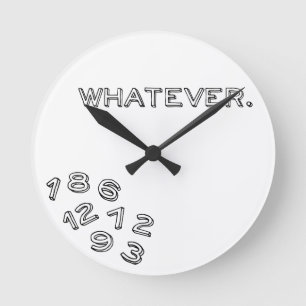 Horloge Ronde Quoi que