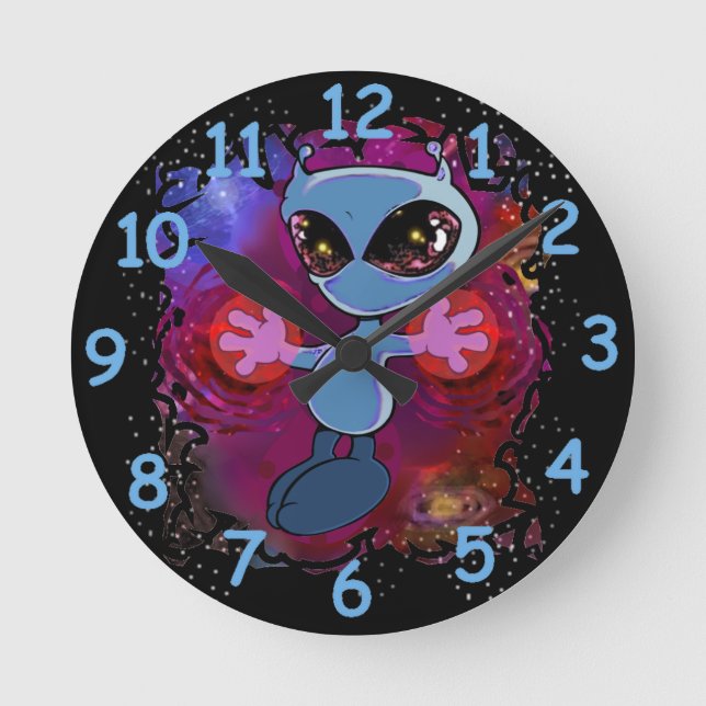 Horloge ronde Qwiby (Recto)